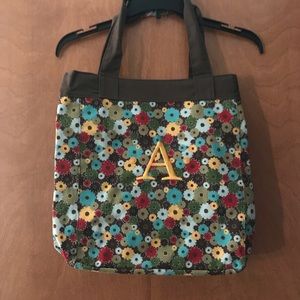 Retired Monogrammed (A) Thirty-one Tote